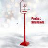 imageGoplus 59 Inch Musical Christmas Street Lamp Festive Lamp Post wSoundActivated Snow Globe Lantern Christmas Tree Santa Soldier ampamp Gift Boxes Snow Falling Lamp for Home Porch68 Musical Christmas Street Lamp
