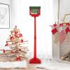 imageGoplus 59 Inch Musical Christmas Street Lamp Festive Lamp Post wSoundActivated Snow Globe Lantern Christmas Tree Santa Soldier ampamp Gift Boxes Snow Falling Lamp for Home Porch59 Musical Christmas Street Lamp