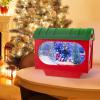 imageGoplus 59 Inch Musical Christmas Street Lamp Festive Lamp Post wSoundActivated Snow Globe Lantern Christmas Tree Santa Soldier ampamp Gift Boxes Snow Falling Lamp for Home Porch59 Musical Christmas Street Lamp