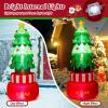 imageGoplus 8FT Tall Christmas Inflatables LED Lighted Xmas Inflatable Rotating Tree Freestanding Outdoor Indoor Blow Up Christmas Decoration with Water Bags Ground Stakes for Yard Lawn Party