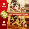 imageGoplus Christmas Lighted Reindeer Set of 3 Reindeer Decorations with LED Lights and Red Bows Xmas Deer Family Set with Stakes IndoorOutdoor Standing 3D Christmas Ornaments for Home Yard GardenGold w230 LED Lights