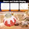 imageGoplus Indoor Outdoor Christmas Decoration PopUp Christmas Ball Ornament with 80 LED Lights and Timer PreLit Light Up Standing ampamp Hanging Xmas Lantern Ball with Base for Holiday Yard Lawn Porch