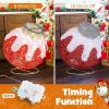 imageGoplus Indoor Outdoor Christmas Decoration PopUp Christmas Ball Ornament with 80 LED Lights and Timer PreLit Light Up Standing ampamp Hanging Xmas Lantern Ball with Base for Holiday Yard Lawn Porch