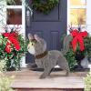 imageGoplus Lighted Christmas Cat Indoor Outdoor Kitty Decoration w 88 LED Lights 4 Ground Stakes Cable Tiers WeatherResistant Fabric Light up Animal Decoration for Yard Patio Lawn Garden Party