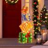 imageGoplus Lighted Gift Boxes Set of 4 Stackable Prelit Box Decorations with Warm White LED Lights ampamp PreAssembled Ribbons IndoorOutdoor Holiday Display for Yard Doorway Party