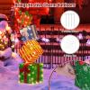 imageGoplus Lighted Gift Boxes Set of 4 Stackable Prelit Box Decorations with Warm White LED Lights ampamp PreAssembled Ribbons IndoorOutdoor Holiday Display for Yard Doorway Party