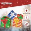 imageGoplus Lighted Gift Boxes Set of 4 Stackable Prelit Box Decorations with Warm White LED Lights ampamp PreAssembled Ribbons IndoorOutdoor Holiday Display for Yard Doorway Party