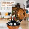 imageGoplus Tabletop 13 Globe Wine Bar Stand 16th Century Italian Nautical Chart Liquor Cabinet Replica Globe Bar Cabinet Wine Rack for Dining Room ampamp Living Room Retro Brown