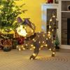 imageGoplus Lighted Christmas Cat Indoor Outdoor Kitty Decoration w 88 LED Lights 4 Ground Stakes Cable Tiers WeatherResistant Fabric Light up Animal Decoration for Yard Patio Lawn Garden Party