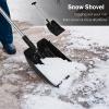 imageGoplus 3 in 1 Snow Shovel Set Emergency Snow Removal Kit for Car Truck and Camping Portable Snow Brush and Scraper with Carrying Bag Black