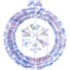 imageGoplus 33 Lighted Ornament with Snowflake PreLit Christmas Wreath with 128 Cold White LED Lights Wall MountedFreestanding Christmas Decoration for Indoor ampamp Outdoor Display