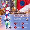 imageGoplus 6 ft Christmas Stacked Snowman 3D PreLit Snowman Decoration w 155 LED Lights Zip Ties ampamp Stakes Included AllWeather Lighted Triple Snowmen Ornament for Home Yard