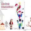 imageGoplus 6 ft Christmas Stacked Snowman 3D PreLit Snowman Decoration w 155 LED Lights Zip Ties ampamp Stakes Included AllWeather Lighted Triple Snowmen Ornament for Home Yard