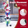 imageGoplus 6 ft Christmas Stacked Snowman 3D PreLit Snowman Decoration w 155 LED Lights Zip Ties ampamp Stakes Included AllWeather Lighted Triple Snowmen Ornament for Home Yard