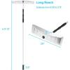 imageGoplus Roof Snow Rake 21 Telescopic Aluminum Snow Removal Tool Shovel with 6quot x 25quot Blade ampamp TwistNLock for Snow Leaves Debris Car