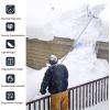 imageGoplus Snow Roof Rake 193FT Aluminum Snow Removal Tool wExtendable Handle and Sturdy Snow Slide Lightweight Roof Rake for Removing Snow Wet Leaves