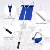 imageGoplus Snow Roof Rake 21 FT Adjustable Aluminum Snow Shovel with 2 Wheels ampamp 420D Oxford Slide Fast Cleaning in One Shovel 5Sections Tubes Lightweight ampamp Scratch Free for Snow Removal Leaves ampamp Car