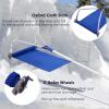 imageGoplus Snow Roof Rake 21 FT Adjustable Aluminum Snow Shovel with 2 Wheels ampamp 420D Oxford Slide Fast Cleaning in One Shovel 5Sections Tubes Lightweight ampamp Scratch Free for Snow Removal Leaves ampamp Car