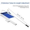 imageGoplus Snow Roof Rake 21 FT Adjustable Aluminum Snow Shovel with 2 Wheels ampamp 420D Oxford Slide Fast Cleaning in One Shovel 5Sections Tubes Lightweight ampamp Scratch Free for Snow Removal Leaves ampamp Car