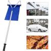 imageGoplus Snow Roof Rake 21 FT Adjustable Aluminum Snow Shovel with 2 Wheels ampamp 420D Oxford Slide Fast Cleaning in One Shovel 5Sections Tubes Lightweight ampamp Scratch Free for Snow Removal Leaves ampamp Car