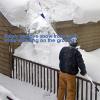 imageGoplus Snow Roof Rake 21 FT Adjustable Aluminum Snow Shovel with 2 Wheels ampamp 420D Oxford Slide Fast Cleaning in One Shovel 5Sections Tubes Lightweight ampamp Scratch Free for Snow Removal Leaves ampamp Car