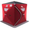 imageGoplus 24 People Ice Fishing Shelter Popup Portable Ice Fishing Tent with Carrying Bag Windows Zippered Door Ground Nail and Wind Rope Insulated Ice Shanty House for Winter Fishing Red2person