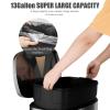imageGoplus 132 Gallon 50 L Kitchen Trash Can AntiFingerprint Touchless Waste Bin with SoftClosing ampamp Stay Open StepOn Stainless Steel Garbage Can for Living Room Home Office132 Gallon 50 Liter