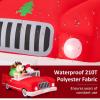 imageGoplus 77 FT Long Christmas Inflatables Lighted Xmas Inflatable Santa Claus ampamp Reindeer Driving Red Car Gift Boxes Water Bags ampamp Ground Stake Outdoor Indoor Christmas Decoration for Party Yard Lawn