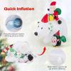 imageGoplus 7FT Christmas Inflatables LED Lighted Xmas Inflatable Polar Bear with Shaking Head Santa ampamp Penguin Outdoor Indoor Blow Up Christmas Decoration with Water Bags Ground Stakes for Yard Garden