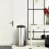 imageGoplus Automatic Motion Sensor Trash Can 8 Gallon 30 L Touchless Trash Bin with Soft Close Lid Round Stainless Steel Waste Bin Smart Electric Garbage Can for Home Kitchen Office Silver