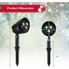 imageGoplus Christmas Projector Lights Outdoor LED Santa Claus on Sleigh Projection Lamp with 65 Adjustable Angle Lawn Stake Water Proof Landscape Decorative Lighting for Christmas Holiday Party Garden