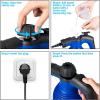 imageGoplus Handheld Pressurized Steam Cleaner with 9 Piece Accessories Multipurpose Steamer wSafety Lock for Carpet Curtain Car Seat 1050W Portable Upholstery Steamer for Home Kitchen BathroomYellowBlue
