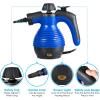 imageGoplus Handheld Pressurized Steam Cleaner with 9 Piece Accessories Multipurpose Steamer wSafety Lock for Carpet Curtain Car Seat 1050W Portable Upholstery Steamer for Home Kitchen BathroomYellowBlue