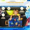 imageGoplus Kids Luggage Set 12quot ampamp 18quot Kids Carry On Luggage Set Multidirectional Wheels Suitcase Large Capacity Rolling Trolley Suitcase Gift for Boys and Girls Toddlers Children TravelCar