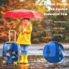 imageGoplus Kids Luggage Set 12quot ampamp 18quot Kids Carry On Luggage Set Multidirectional Wheels Suitcase Large Capacity Rolling Trolley Suitcase Gift for Boys and Girls Toddlers Children TravelCar