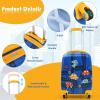 imageGoplus Kids Luggage Set 12quot ampamp 18quot Kids Carry On Luggage Set Multidirectional Wheels Suitcase Large Capacity Rolling Trolley Suitcase Gift for Boys and Girls Toddlers Children TravelCar