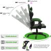 imageGoplus Massage Gaming Chair Reclining Backrest Seat Height Adjustment Racing Computer Office Chair Ergonomic High Back Swivel PC Game Chair with Headrest and Lumbar Cushion