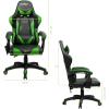imageGoplus Massage Gaming Chair Reclining Backrest Seat Height Adjustment Racing Computer Office Chair Ergonomic High Back Swivel PC Game Chair with Headrest and Lumbar Cushion