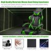 imageGoplus Massage Gaming Chair Reclining Backrest Seat Height Adjustment Racing Computer Office Chair Ergonomic High Back Swivel PC Game Chair with Headrest and Lumbar Cushion