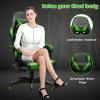 imageGoplus Massage Gaming Chair Reclining Backrest Seat Height Adjustment Racing Computer Office Chair Ergonomic High Back Swivel PC Game Chair with Headrest and Lumbar Cushion