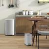 imageGoplus Step Trash Can Combo Set 106 Gal and 16 Gal Stainless Steel Waste Bin with Detachable Inner Buckets StayOpen ampamp SoftClosing Lids 2 Pack Garbage Can for Kitchen Bathroom ampamp Office