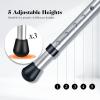 imageGoplus Walking Cane with Seat Heavy Duty Aluminum Alloy Crutch Chair with LED Light and Retractable 3 Legs Portable AntiSlip Seat Cane Lightweight Walking Stick for Seniors ElderlyBlue