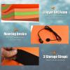 imageGoplus 12 x 6 Floating Water Pad 3Layer TearResistant XPE Foam Mat with Mooring Device and HookLoop Straps RollUp Floating Island for 46 Person on Pool Lake RiverOrange