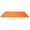 imageGoplus 12 x 6 Floating Water Pad 3Layer TearResistant XPE Foam Mat with Mooring Device and HookLoop Straps RollUp Floating Island for 46 Person on Pool Lake RiverOrange
