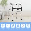 imageGoplus 3in1 StandAssist Folding Walker 400LBS FDA Certification Heavy Duty Walking Mobility Aid Can be Used as Toilet Safety Rail Height Adjustable Narrow Drive Walkers for Seniors Elderly Adult