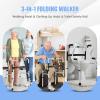 imageGoplus 3in1 StandAssist Folding Walker 400LBS FDA Certification Heavy Duty Walking Mobility Aid Can be Used as Toilet Safety Rail Height Adjustable Narrow Drive Walkers for Seniors Elderly Adult