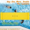imageGoplus Floating Water Mat Pad Lily Pad with Rolling Pillow Design Bouncy TearResistant 3Layer XPE Foam RollUp Swimming Foam Pool Floats for Lake River Boat AdultsYellow