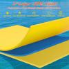 imageGoplus Floating Water Mat Pad Lily Pad with Rolling Pillow Design Bouncy TearResistant 3Layer XPE Foam RollUp Swimming Foam Pool Floats for Lake River Boat AdultsYellow