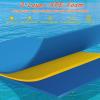 imageGoplus Floating Water Mat Pad Lily Pad with Rolling Pillow Design Bouncy TearResistant 3Layer XPE Foam RollUp Swimming Foam Pool Floats for Lake River Boat AdultsBlue
