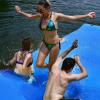 imageGoplus Floating Water Pad 91218 Lily Pad for Water Recreation and Relaxing TearResistant XPE Foam Floating Mat for Beach Ocean Lake18 x 6 x 15 Navy